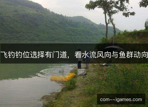 飞钓钓位选择有门道，看水流风向与鱼群动向